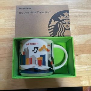 Starbucks DETROIT You Are Here Collectible Mug